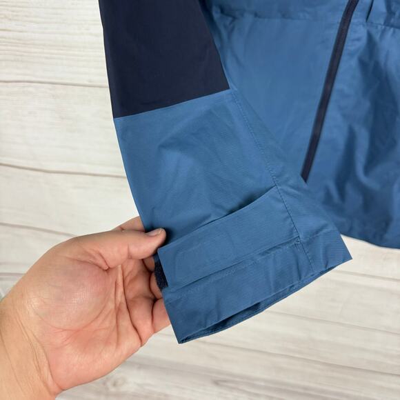 Adidas Plus Size Blue Terrex Xploric RAIN.RDY Hiking Jacket Size 1X - Picture 4 of 15